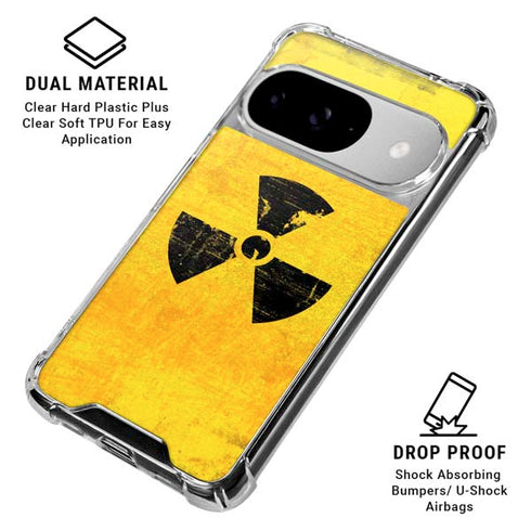 Radioactivity Large Google Pixel 10 Clear Case